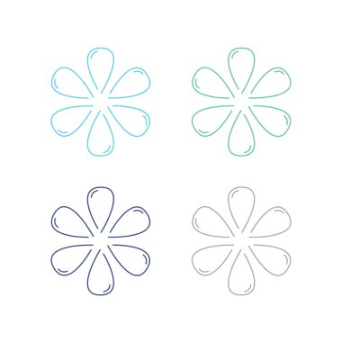 Su Sıçratma İşareti Sembol Logo Vektörü