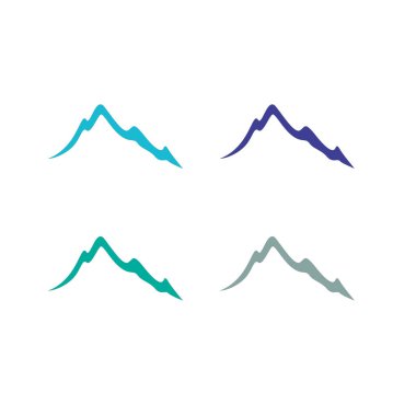 BLUE HILLS İşaret Sembolü Logo VECTOR beyaza izole edildi
