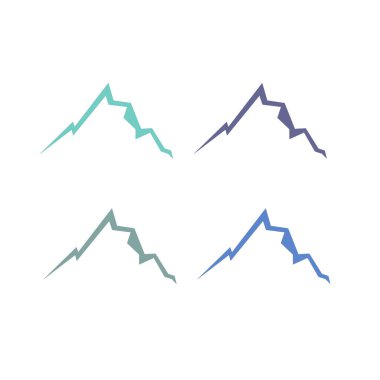 BLUE HILLS İşaret Sembolü Logo VECTOR beyaza izole edildi