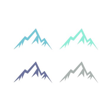 BLUE HILLS İşaret Sembolü Logo VECTOR beyaza izole edildi