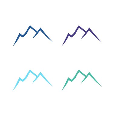 BLUE HILLS İşaret Sembolü Logo VECTOR beyaza izole edildi