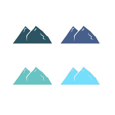 BLUE HILLS İşaret Sembolü Logo VECTOR beyaza izole edildi