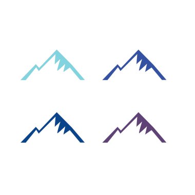 BLUE HILLS İşaret Sembolü Logo VECTOR beyaza izole edildi