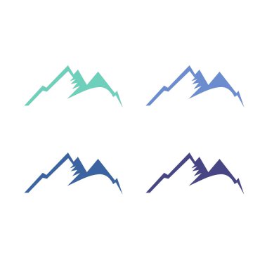 BLUE HILLS İşaret Sembolü Logo VECTOR beyaza izole edildi