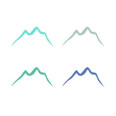 BLUE HILLS İşaret Sembolü Logo VECTOR beyaza izole edildi