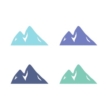 BLUE HILLS İşaret Sembolü Logo VECTOR beyaza izole edildi