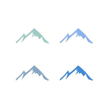 BLUE HILLS İşaret Sembolü Logo VECTOR beyaza izole edildi