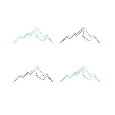 BLUE HILLS İşaret Sembolü Logo VECTOR beyaza izole edildi