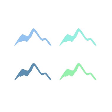 BLUE HILLS İşaret Sembolü Logo VECTOR beyaza izole edildi