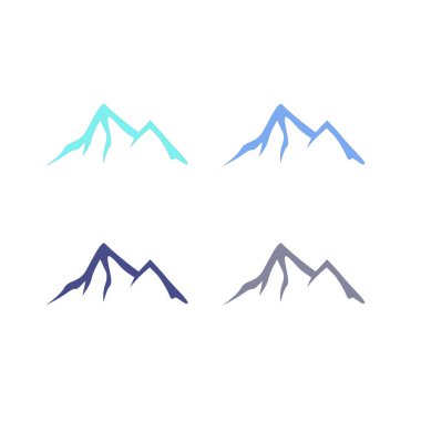 BLUE HILLS İşaret Sembolü Logo VECTOR beyaza izole edildi