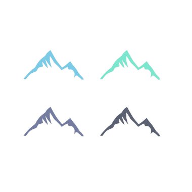 BLUE HILLS İşaret Sembolü Logo VECTOR beyaza izole edildi