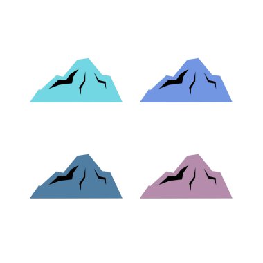 BLUE HILLS İşaret Sembolü Logo VECTOR beyaza izole edildi