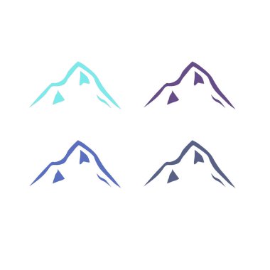 BLUE HILLS İşaret Sembolü Logo VECTOR beyaza izole edildi