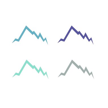 BLUE HILLS İşaret Sembolü Logo VECTOR beyaza izole edildi