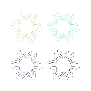 Eko Biyoloji Ürün İmza Sembol Logo Vektörü