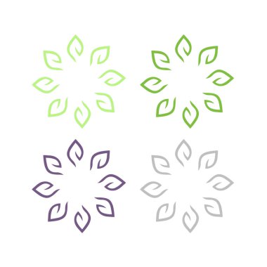 Doğal Biyolojik Eko Ürün Sembol Logo Vektörünü İmzala