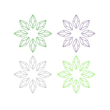 Doğal Biyolojik Eko Ürün Sembol Logo Vektörünü İmzala