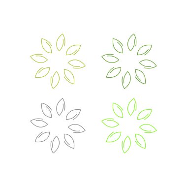 COLORFUL NATURAL İŞARETİ İŞARETİ LOGO VECTOR