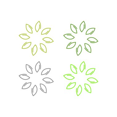 COLORFUL NATURAL İŞARETİ İŞARETİ LOGO VECTOR