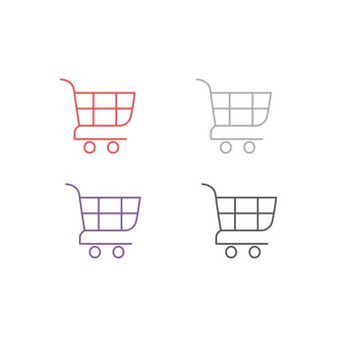 KOLORFUL AVUŞ Kart İşareti Sembol Logosu VECTOR