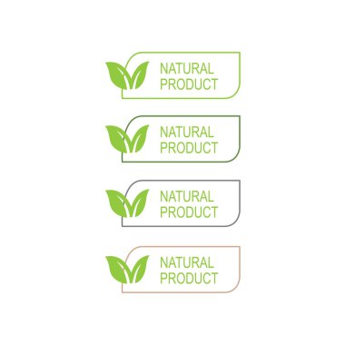 ORGANİK Biyolojik ECO Prodüksiyon İşaret Sembolü Logosu