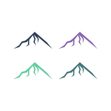 KOLORFUL HILLS İşaret Sembolü Logo VECTOR