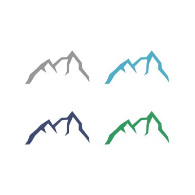 COLORFUL HILLS DESIGN PATTERN TEXTURE BACKGROUND VECTOR