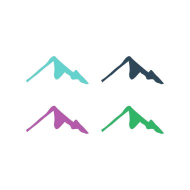 COLORFUL HILLS DESIGN PATTERN TEXTURE BACKGROUND VECTOR