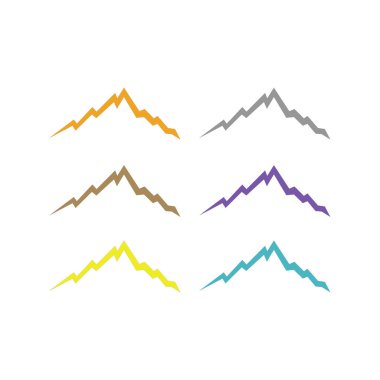 COLORFUL HILLS DESIGN PATTERN TEXTURE BACKGROUND VECTOR