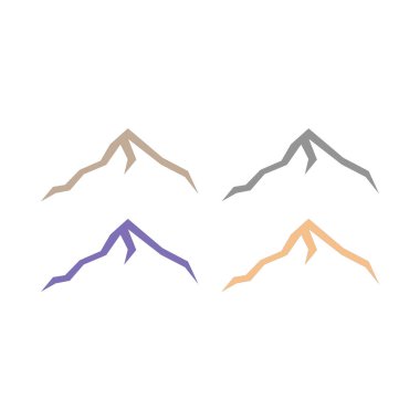 COLORFUL HILLS DESIGN PATTERN TEXTURE BACKGROUND VECTOR