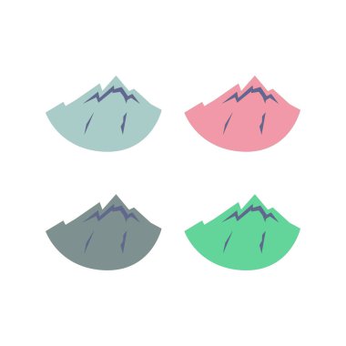 KOLORFUL HILLS İşaret Sembolü Logo VECTOR