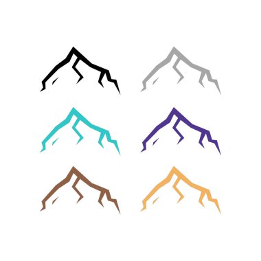 KOLORFUL HILLS İşaret Sembolü Logo VECTOR