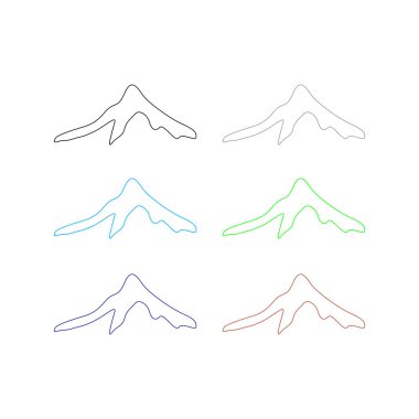 KOLORFUL HILLS İşaret Sembolü Logo VECTOR
