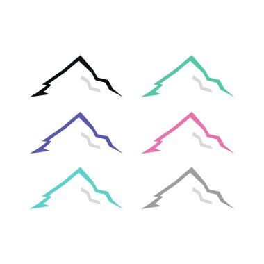 KOLORFUL HILLS İşaret Sembolü Logo VECTOR
