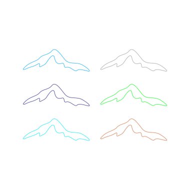 KOLORFUL HILLS İşaret Sembolü Logo VECTOR