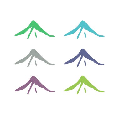 KOLORFUL HILLS İşaret Sembolü Logo VECTOR