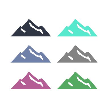 KOLORFUL HILLS İşaret Sembolü Logo VECTOR