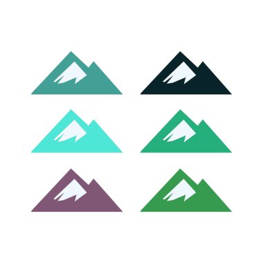 KOLORFUL HILLS İşaret Sembolü Logo VECTOR