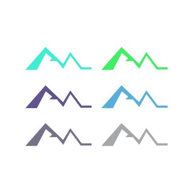 KOLORFUL HILLS İşaret Sembolü Logo VECTOR