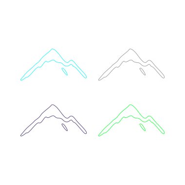 KOLORFUL HILLS İşaret Sembolü Logo VECTOR