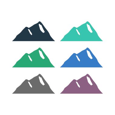 KOLORFUL HILLS İşaret Sembolü Logo VECTOR