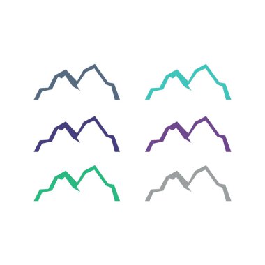 KOLORFUL HILLS İşaret Sembolü Logo VECTOR