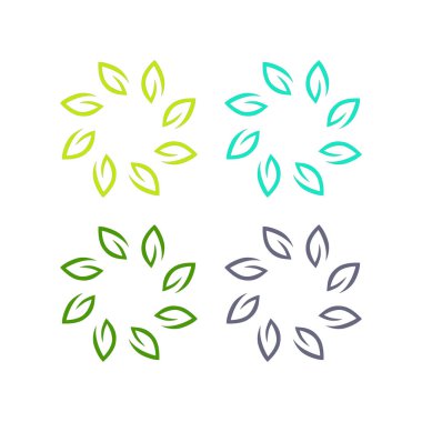 KOLORFUL NATURAL ÇEVİRİ İŞARETİ İŞARETİ LOGO VECTOR 'DA KALDI