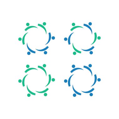 COLORFUL İNSANLAR Ekip Çalışması Sendika İşaret Logosu