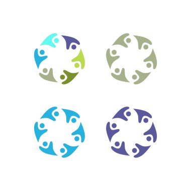 COLORFUL İNSANLAR Ekip Çalışması Sendika İşaret Logosu