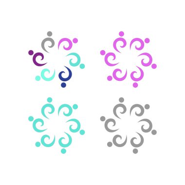 COLORFUL İNSANLAR Ekip Çalışması Sendika İşaret Logosu