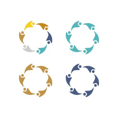 COLORFUL İNSANLAR Ekip Çalışması Sendika İşaret Logosu