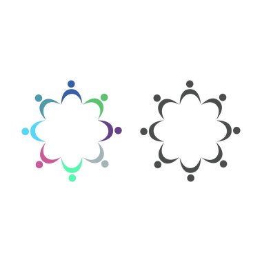COLORFUL İNSANLAR Ekip Çalışması Sendika İşaret Logosu