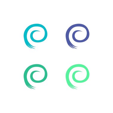 Su Sıçratma İşareti Sembol Logo Vektörü