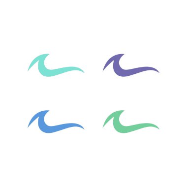 Su Sıçratma İşareti Sembol Logo Vektörü